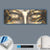Canvalight® Leuchtbild  Buddha Silber & Gold  Panorama Material wandbild.com