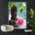 Canvalight® Leuchtbild Buddha Statue mit Seerose Hochformat Produktfoto wandbild.com