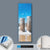 Canvalight® Leuchtbild  Buhnen in Wellen am Strand  Panoramahochformat Material wandbild.com