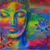 Canvalight® Leuchtbild Bunter Buddha No.2 Quadrat Motive wandbild.com