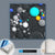 Canvalight® Leuchtbild  Fluid Art - Bubbless No.1  Quadrat Material wandbild.com