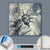 Canvalight® Leuchtbild  Freiheitsstatue im Sandsturm  Quadrat Material wandbild.com