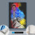 Canvalight® Leuchtbild  Freiheitsstatue Pop Art No.2  Hochformat Material wandbild.com