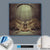 Canvalight® Leuchtbild  Goldene Flügel  Quadrat Material wandbild.com