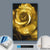 Canvalight® Leuchtbild  Goldene Rose  Hochformat Material wandbild.com