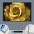 Canvalight® Leuchtbild  Goldene Rose  Querformat Material wandbild.com