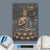 Canvalight® Leuchtbild  Goldener Buddha & Bambus  Hochformat Material wandbild.com