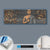 Canvalight® Leuchtbild  Goldener Buddha & Bambus  Panorama Material wandbild.com