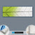 Canvalight® Leuchtbild  Grünes Blatt  Panorama Material wandbild.com
