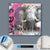 Canvalight® Leuchtbild  Grunge Elefant  Quadrat Material wandbild.com