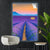 Canvalight® Leuchtbild Lavendel Blumen Feld Hochformat Produktfoto wandbild.com