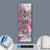 Canvalight® Leuchtbild  Leopard & Blumen  Schmal Material wandbild.com