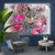 Canvalight® Leuchtbild Leopard & Blumen Querformat Produktfoto wandbild.com
