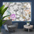 Canvalight® Leuchtbild Löwe & Blumen Querformat Produktfoto wandbild.com