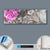 Canvalight® Leuchtbild  Mops & Blumen  Panorama Material wandbild.com