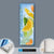 Canvalight® Leuchtbild  Obst unter Wasser  Panoramahochformat Material wandbild.com
