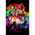 Canvalight® Leuchtbild Pop Art Wolf Hochformat Motive wandbild.com