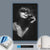 Canvalight® Leuchtbild  Rauchende Lady  Hochformat Material wandbild.com