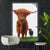 Canvalight® Leuchtbild Schottisches Hochlandrind Hochformat Produktfoto wandbild.com
