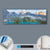Canvalight® Leuchtbild  Sommermorgen am Bergsee  Panorama Material wandbild.com