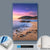 Canvalight® Leuchtbild  Sonnenuntergang in Bucht  Hochformat Material wandbild.com