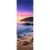 Canvalight® Leuchtbild Sonnenuntergang in Bucht Panoramahochformat Motive wandbild.com