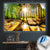 Canvalight® Leuchtbild Sonniger Wald Querformat Produktfoto wandbild.com