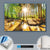 Canvalight® Leuchtbild  Sonniger Wald  Querformat Material wandbild.com
