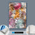 Canvalight® Leuchtbild  Tiger & Blumen  Hochformat Material wandbild.com