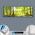 Canvalight® Leuchtbild  Wald mit Sonnenstrahlen  Panorama Material wandbild.com