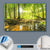 Canvalight® Leuchtbild  Wald mit Sonnenstrahlen  Querformat Material wandbild.com