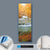 Canvalight® Leuchtbild  Wald & Wasserfall No. 5  Panoramahochformat Material wandbild.com