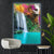 Canvalight® Leuchtbild Wald & Wasserfall No. 7 Hochformat Produktfoto wandbild.com