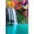 Canvalight® Leuchtbild Wald & Wasserfall No. 7 Hochformat Motive wandbild.com