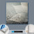 Canvalight® Leuchtbild  Weiße Blätter  Quadrat Material wandbild.com