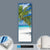 Canvalight® Leuchtbild  Weißer Strand & Kokospalme  Panoramahochformat Material wandbild.com