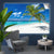 Canvalight® Leuchtbild Weißer Strand & Kokospalme Querformat Produktfoto wandbild.com
