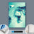 Canvalight® Leuchtbild  Weltkarte Kommunikation  Hochformat Material wandbild.com