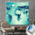 Canvalight® Leuchtbild Weltkarte Kommunikation Quadrat Produktfoto wandbild.com