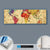Canvalight® Leuchtbild  Weltkarte Retro Bunt  Panorama Material wandbild.com