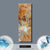 Spannbild  Abstrakter Blütenzauber in orange  Schmal Material wandbild.com