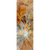 Spannbild Abstrakter Blütenzauber in orange Schmal Motive wandbild.com