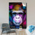 Spannbild Affe Pop Art No.1 Hochformat Produktfoto wandbild.com