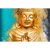 Spannbild Buddha Gold & Türkis Querformat Motive wandbild.com
