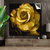 Spannbild Goldene Rose Quadrat Produktfoto wandbild.com