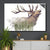 Spannbild Hirsch & Wald No.2 Querformat Produktfoto wandbild.com