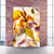 Spannbild Blumen Collage No.1 Hochformat Wandbild 1