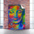 Spannbild Bunter Buddha No.2 Hochformat Wandbild 1
