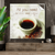 Spannbild Love & Coffee Quadrat Produktfoto wandbild.com