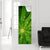 Spannbild Blatt mit Wassertropfen Panoramahochformat Wandbild 1